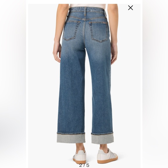 Joe’s Jeans Cuffed High Waist Wide Leg Jeans - Picture 3 of 14